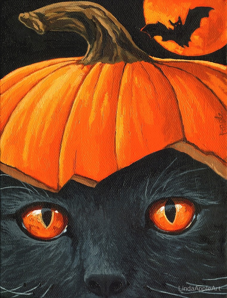 762x1000 Bats In The Belfry - Halloween Painting