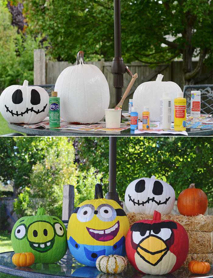 700x914 Halloween Activities Painting Pumpkins - Halloween Painting Activities