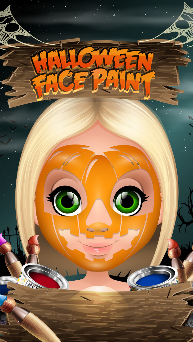 640x1136 Halloween Face Paint Spa - Halloween Painting Games