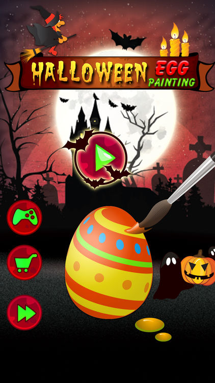 422x750 Halloween Painting Game - Halloween Painting Games