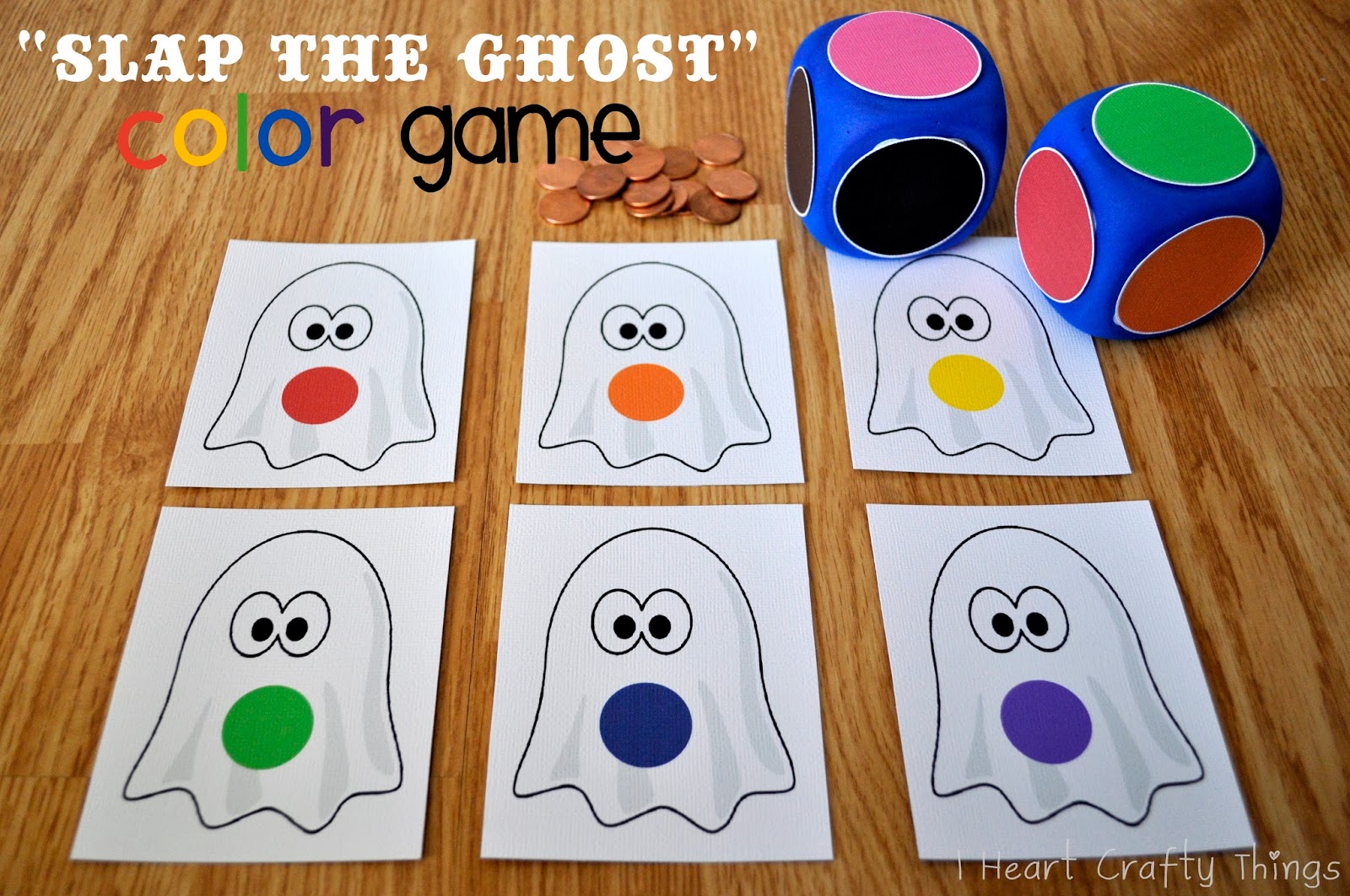 1600x1063 Slap The Ghost Halloween Color Game I Heart Crafty Things - Halloween Painting Games