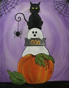 236x300 Image Result For Funny Halloween Pictures On Canvas Canvas Art - Halloween Painting On Canvas