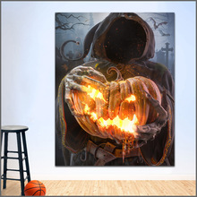 220x220 Buy Halloween Horror Pictures And Get Free Shipping - Halloween Painting On Canvas