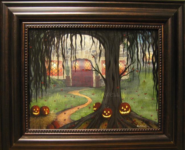 650x528 The Halloween Tree - Halloween Tree Painting