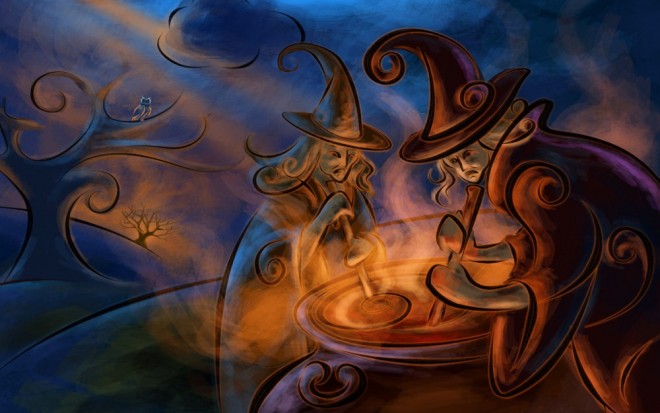 660x413 Beautiful Halloween Witch Paintings For Your Inspiration World - Halloween Witch Painting