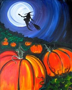 241x300 Early Halloween Special! The Witch - Halloween Witch Painting