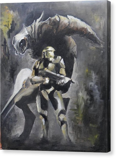 455x622 Halo Painting By Casey Rhodes - Halo Painting