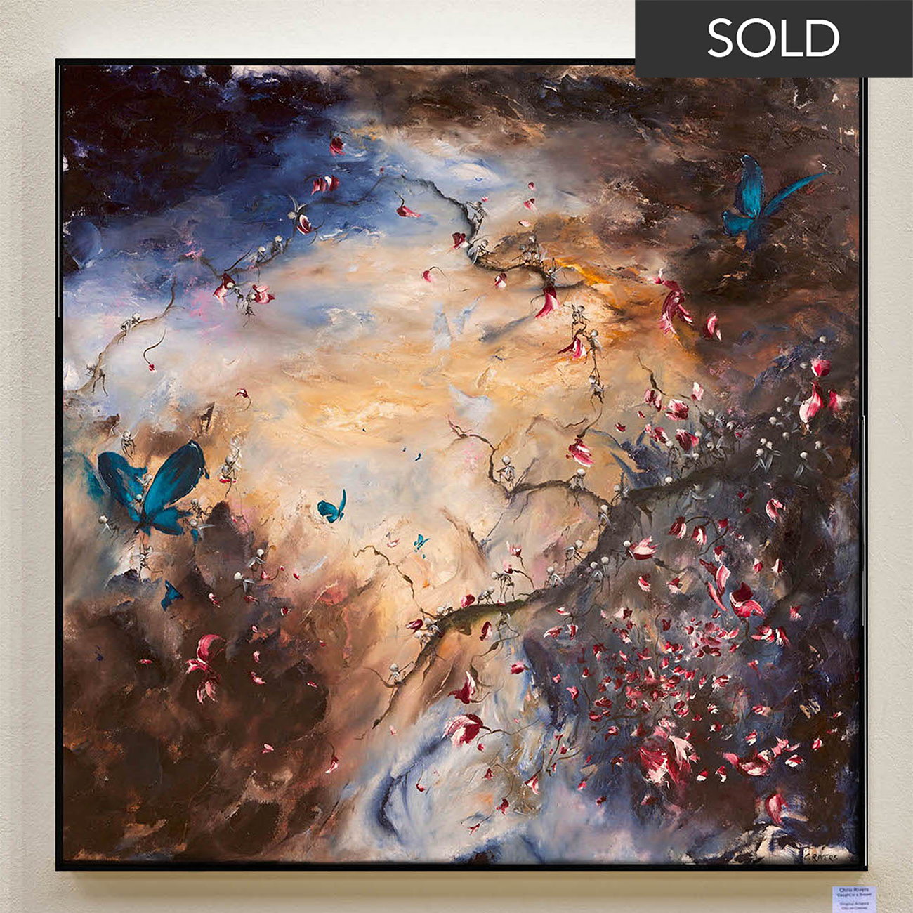 1300x1300 Halo Of Flies Limited Edition Giclee Print Chris Rivers Art - Halo Painting