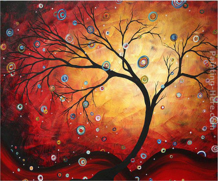 720x598 Megan Aroon Duncanson Red Halo Painting Anysize 50% Off - Halo Painting