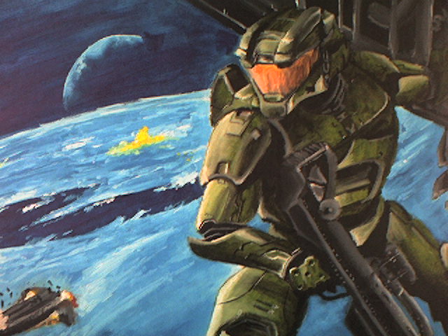 640x480 Ryan Ware Halo Paintings - Halo Painting