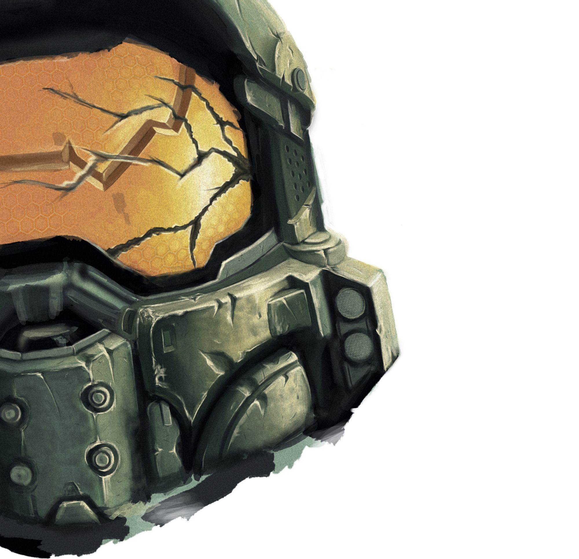 2000x1932 Since Everyone Is Posting Their Halo Art Halo 5 Painting I'V...