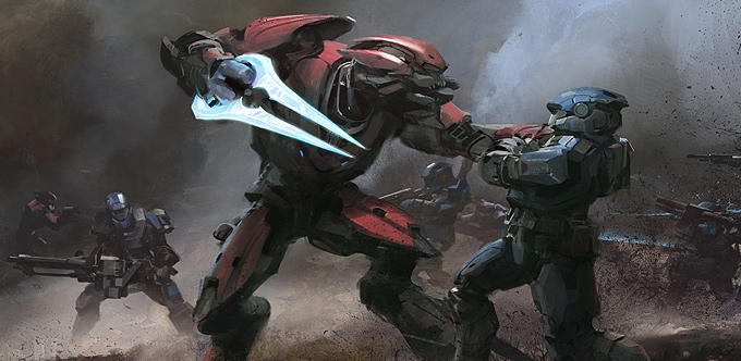 680x332 Halo Reach Concept Art Concept Art World - Halo Reach Painting