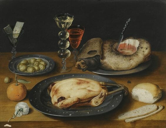 564x438 The Art Of Tableware Still Lifes By Osias Beert (1600s) - Ham Painting