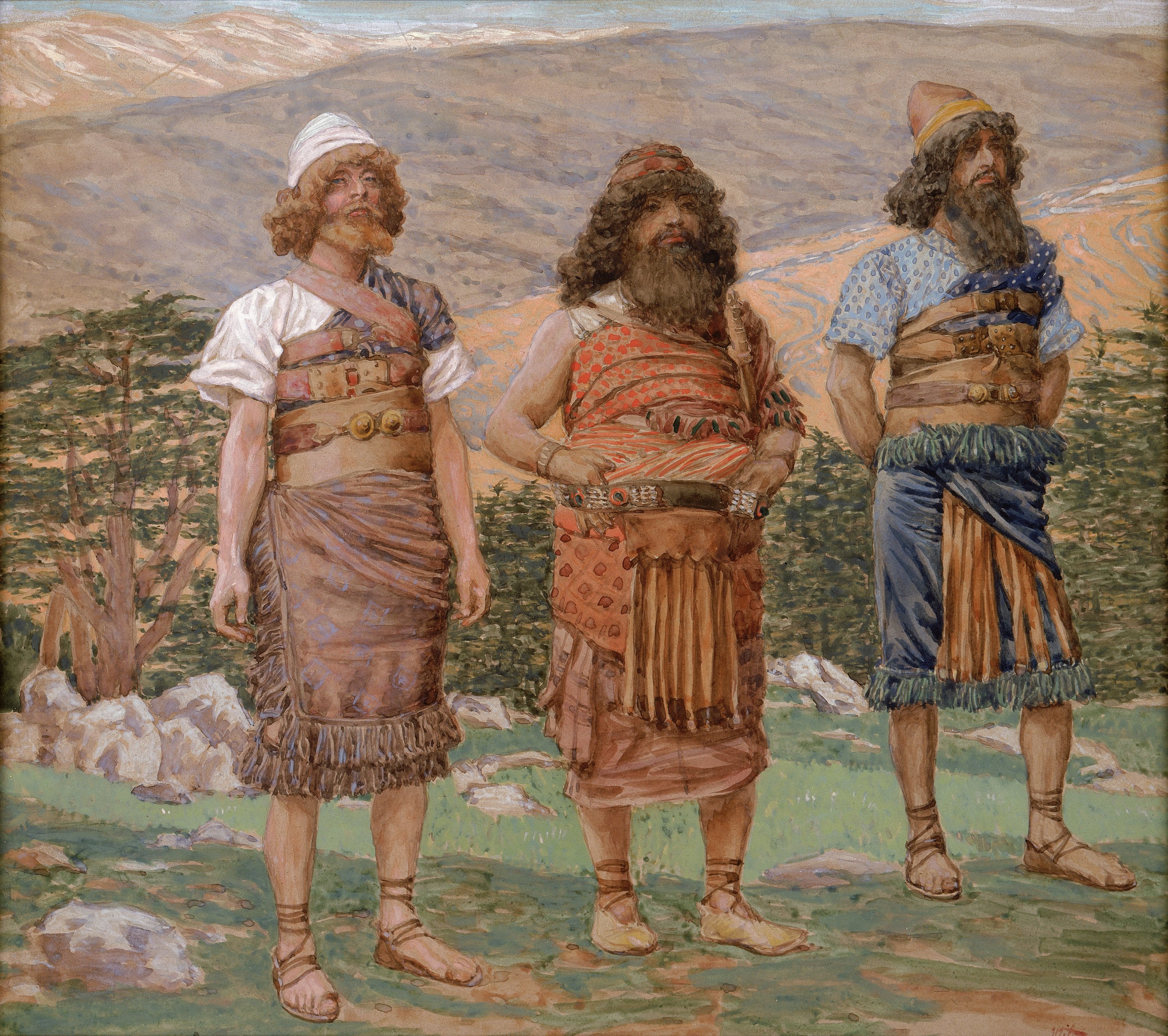3000x2660 Fileshem, Ham And Japheth.jpg - Ham Painting