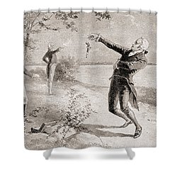 250x250 Hamilton Burr Duel Shower Curtains Pixels - Hamilton Burr Duel Painting