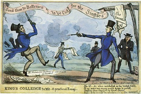 465x312 Image Result For 18th Century Cartoon Vintage Cartoons - Hamilton Burr Duel Painting