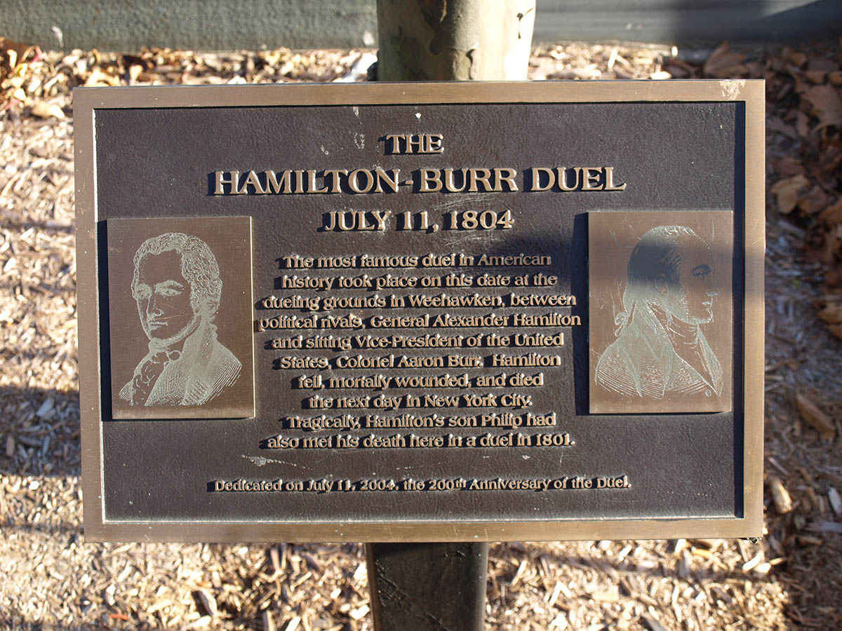 1200x900 The Dueling Grounds Head First - Hamilton Burr Duel Painting