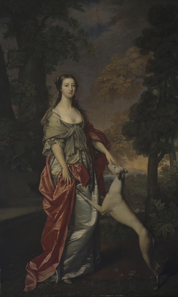 600x1001 Elizabeth Gunning, Duchess Of Hamilton, 1733 - Hamilton Painting