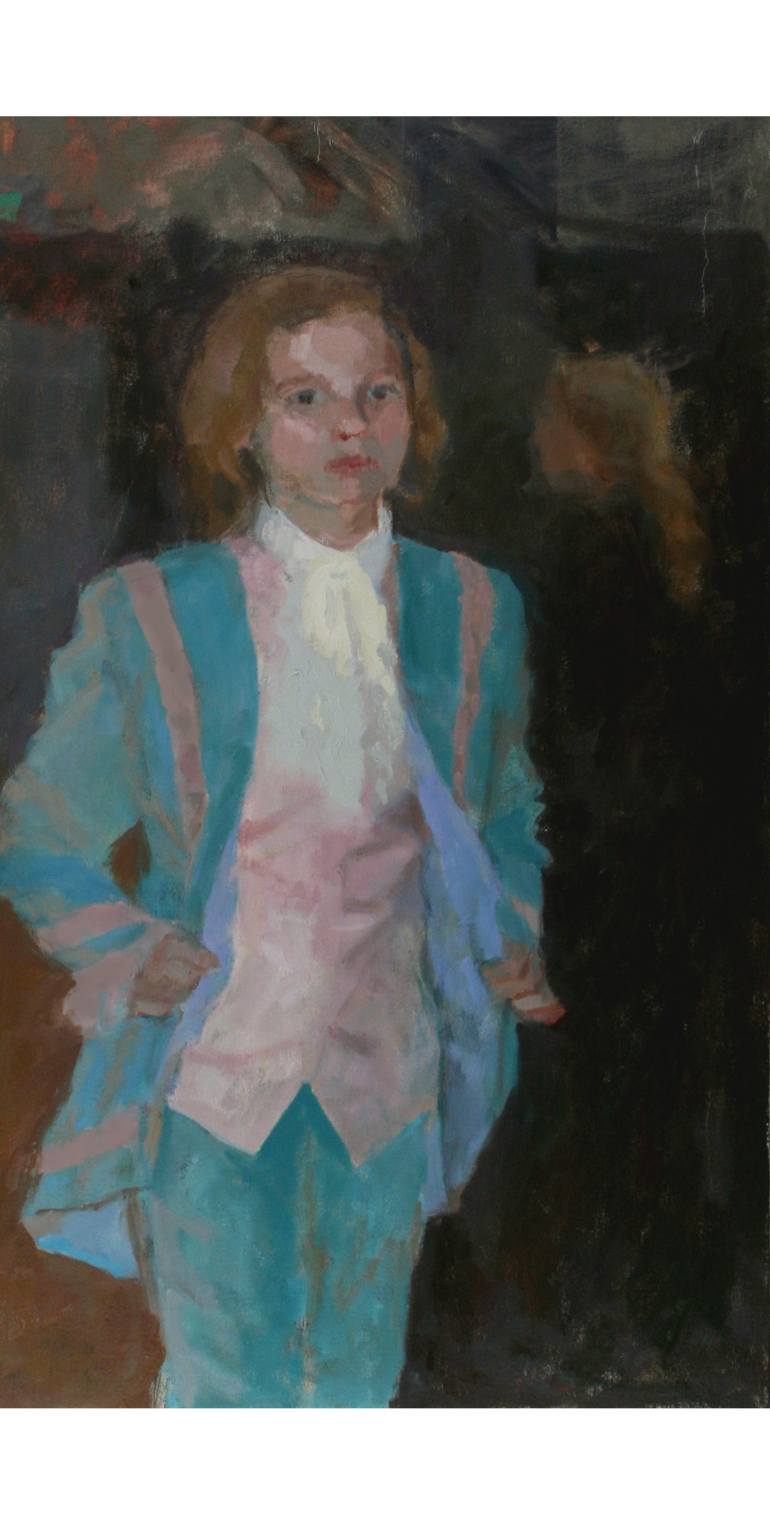 770x1525 Saatchi Art Seventh Grade Girl Dressed Up As Alexander Hamilton - Hamilton Painting
