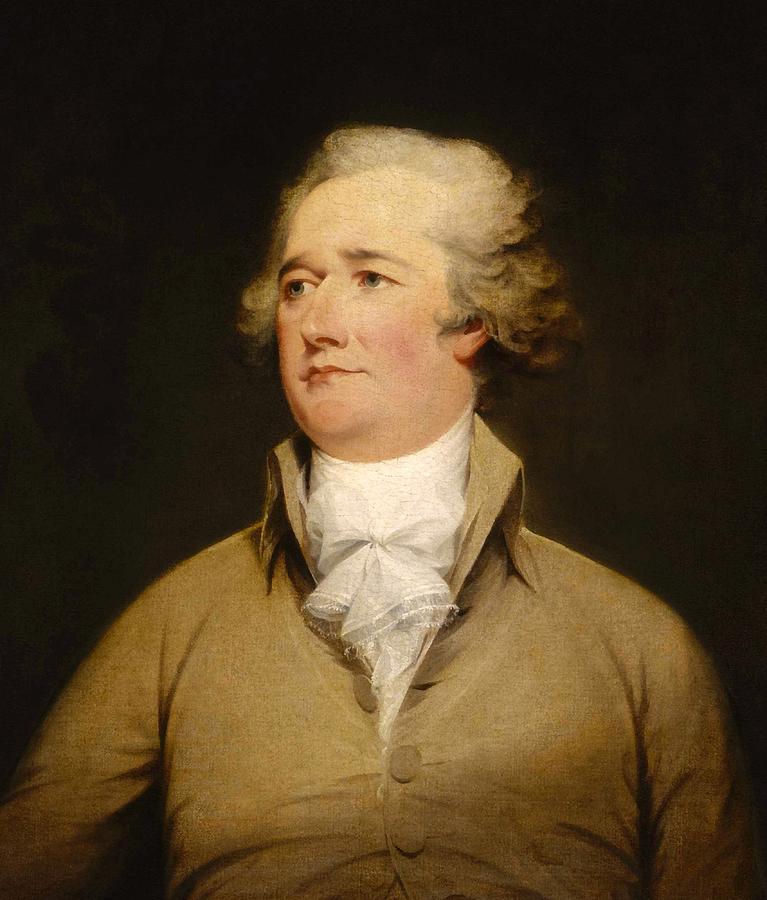 767x900 Alexander Hamilton Painting Painting By War Is Hell Store - Hamilton Painting