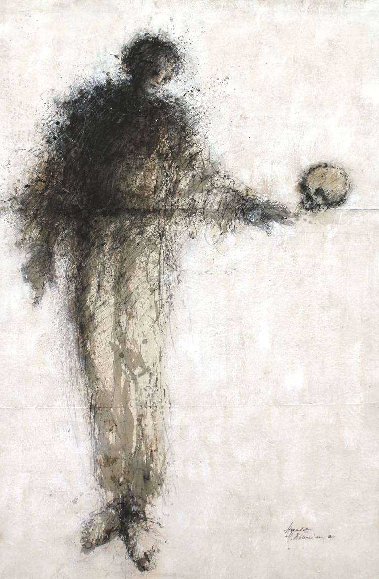 770x1176 Saatchi Art Hamlet ,2011 Painting By Hanna Sidorowicz - Hamlet Painting