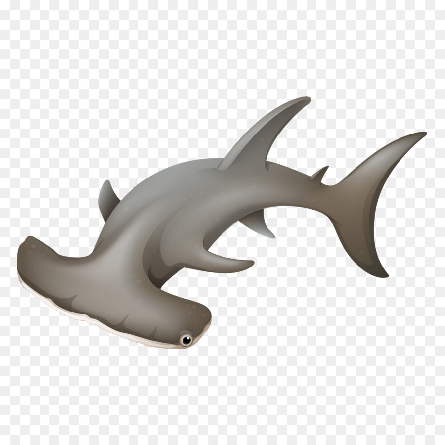900x900 Hammerhead Shark Clip Art - Hammerhead Shark Painting