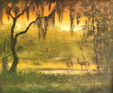 380x314 Register's Sawmill Robert Butler Paintings In Lake Panasoffkee - Hammock Painting