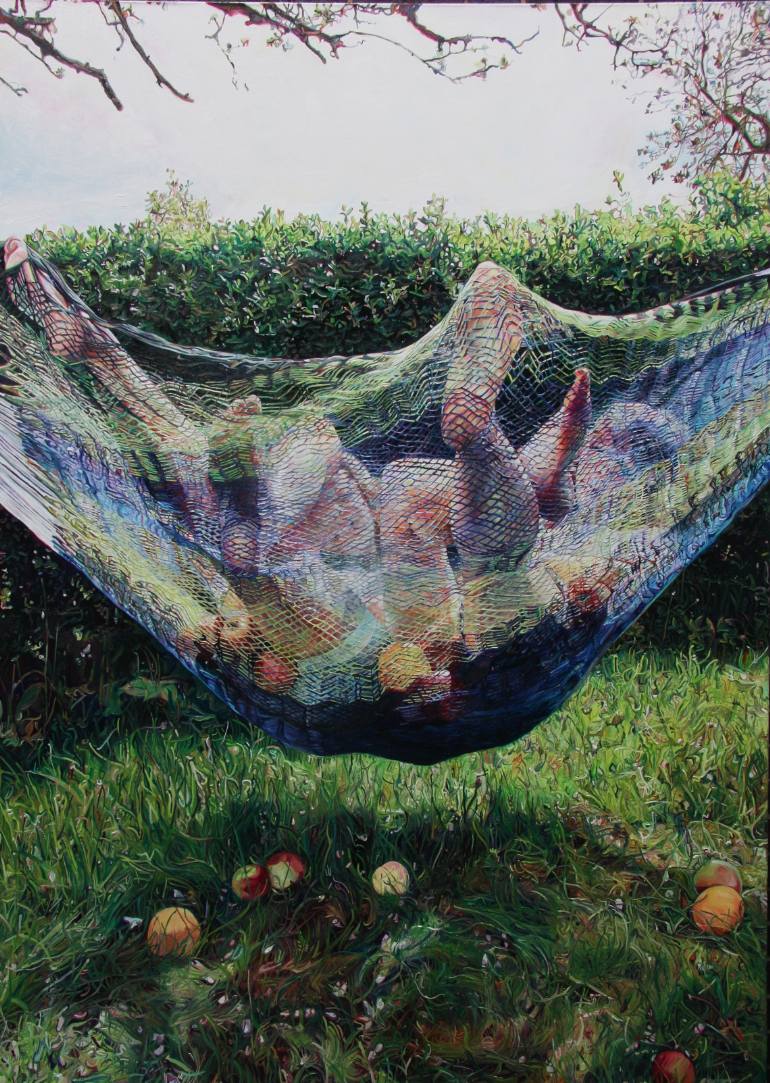 770x1083 Saatchi Art Untitled (Hammock) Painting By Ruth Murray - Hammock Painting