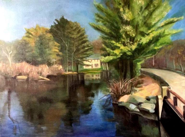 770x571 Saatchi Art Hampton Painting By Li Fu - Hampton Painting