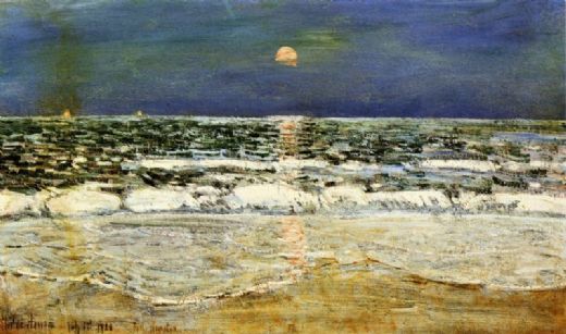 520x307 Childe Hassam East Hampton Painting - Hampton Painting