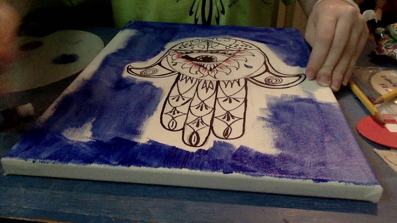 1280x720 Hamsa Hand Painting - Hamsa Hand Painting