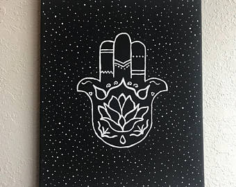 340x270 Hamsa Hand Painting Etsy - Hamsa Hand Painting