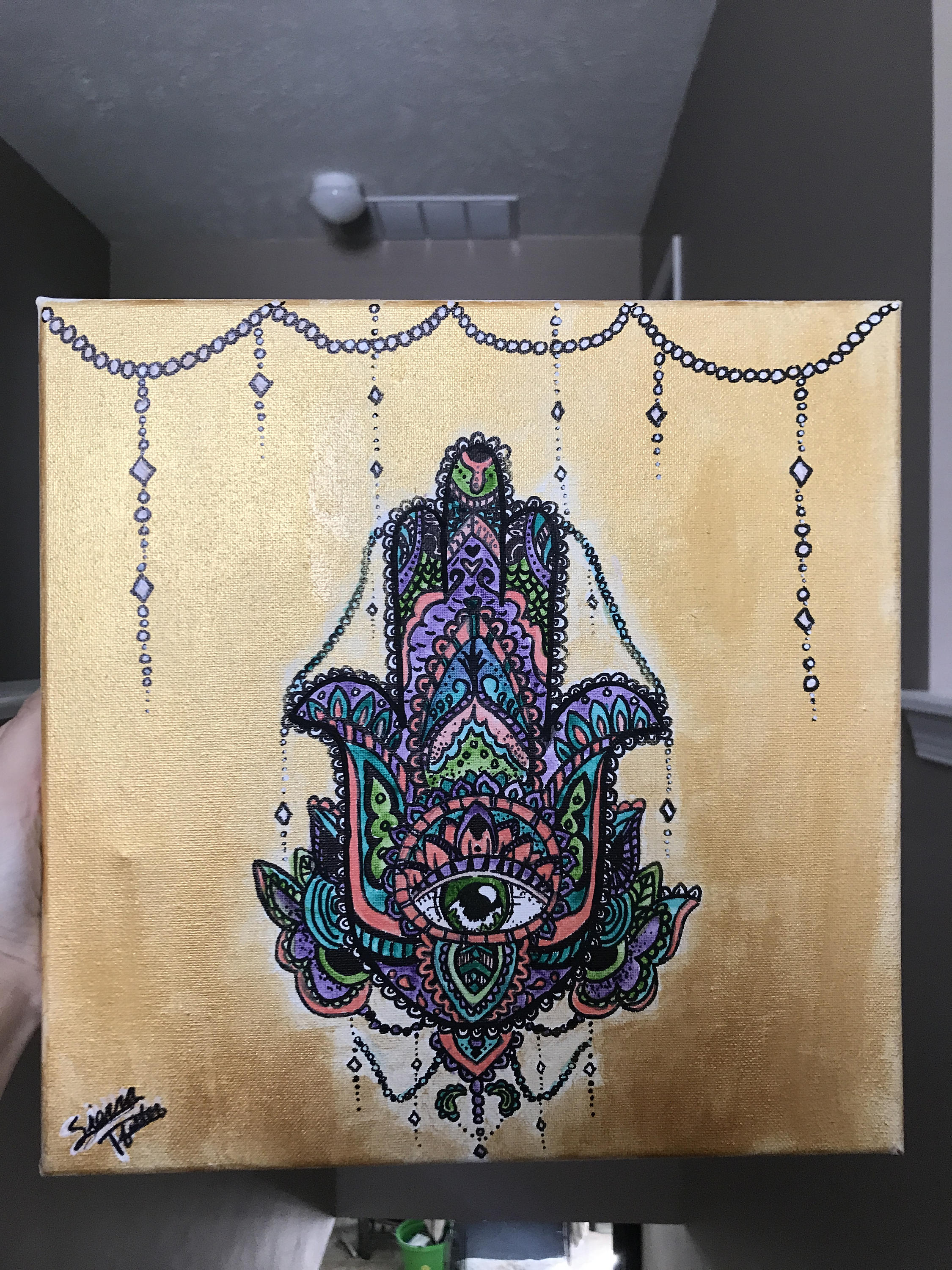 2250x3000 Hamsa Painting - Hamsa Painting