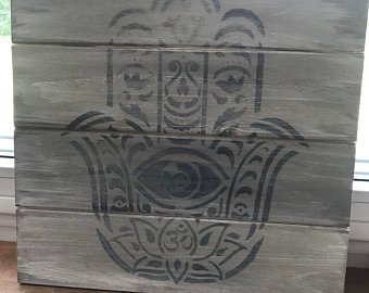 340x270 Hamsa Painting Etsy - Hamsa Painting