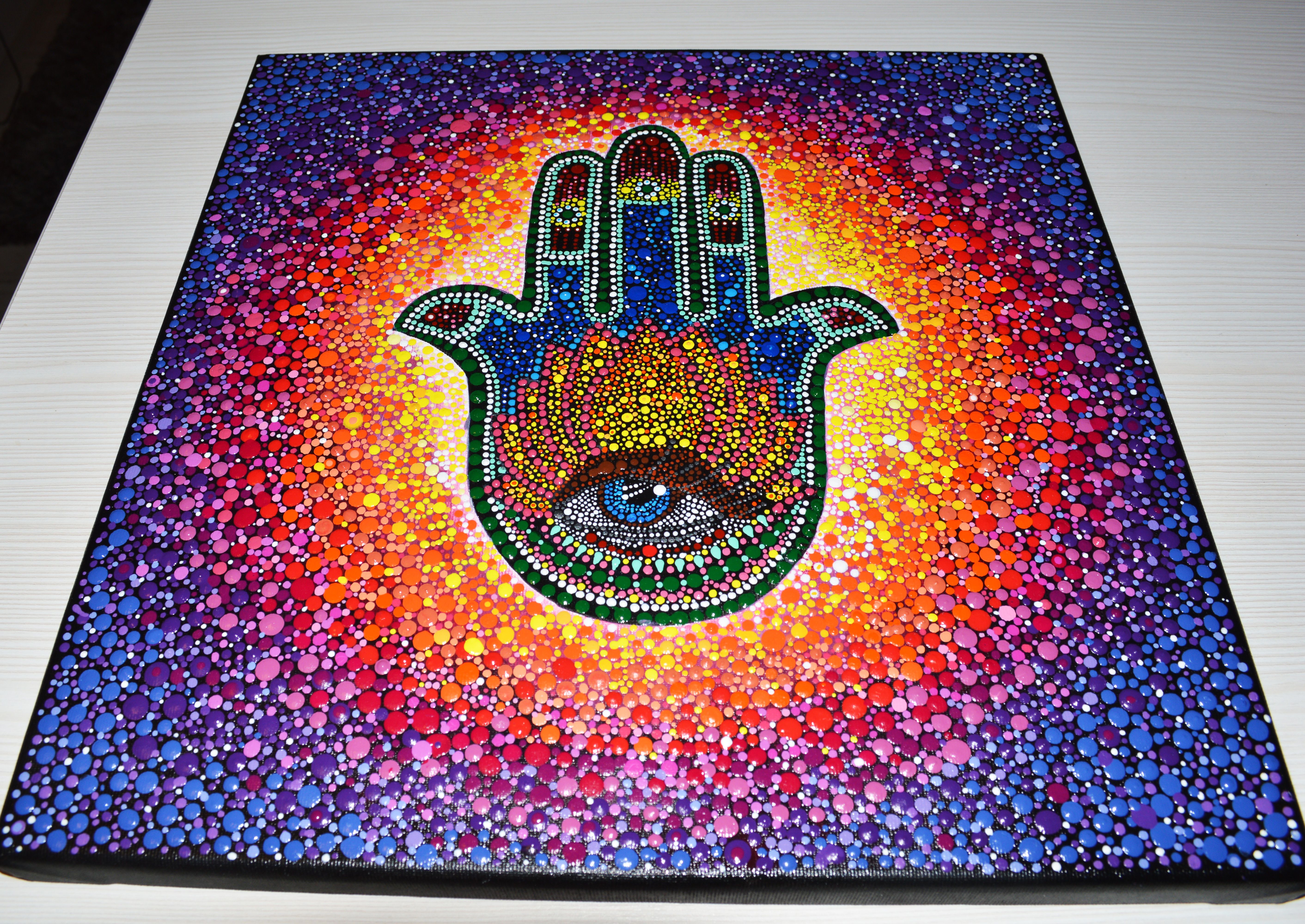5648x4000 Hamsa Painting On Etsy Olesea Arts Art Possibilities By Brooke - Hamsa Painting