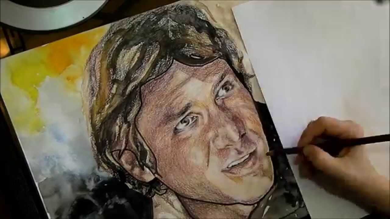 1280x720 Han Solo Drawingpainting - Han Solo Painting
