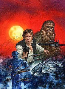 218x300 Image - Han Solo Painting