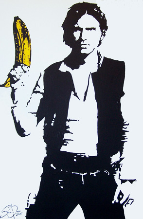 294x450 Splintered Studios - Han Solo Painting