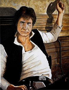 232x300 Han Solo Paintings Fine Art America - Han Solo Painting
