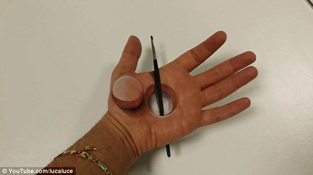 634x355 Luca Luce Creates Incredible 3d Optical Illusions Of Holes In His - Hand In Hand Painting