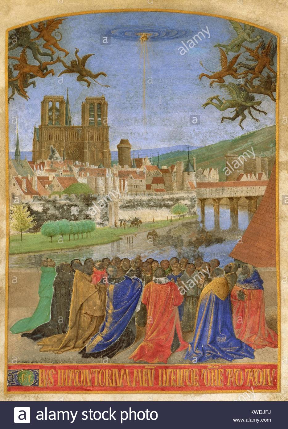 934x1390 Hand Of God Protecting The Faithful Against Demons, By Jean - Hand Of God Painting