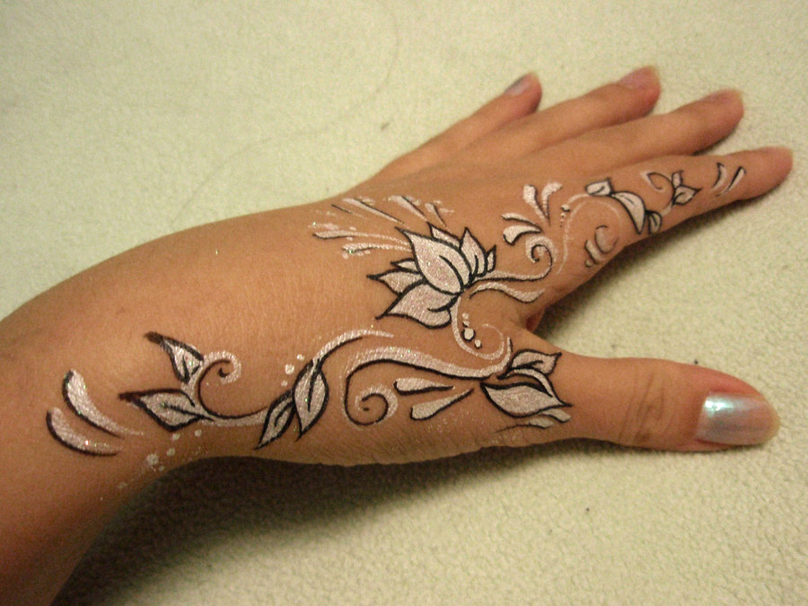 900x675 Flower Hand Painting By Elliesmeria - Hand Painting