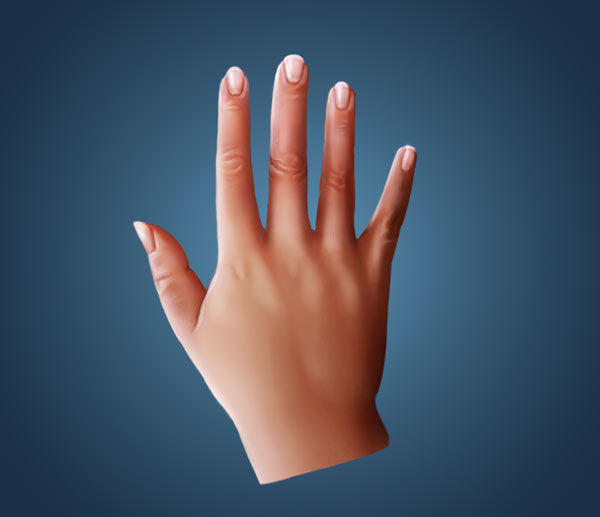 600x517 How To Paint Realistic Hands In Adobe Photoshop - Hand Painting
