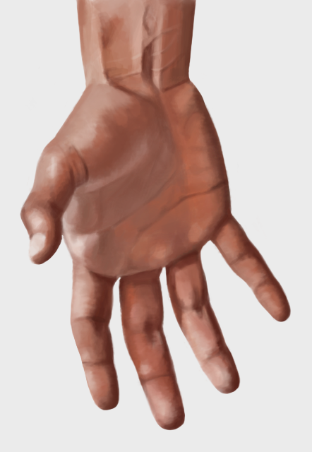 442x640 Realistic Hand Painting By Lacklack - Hand Painting