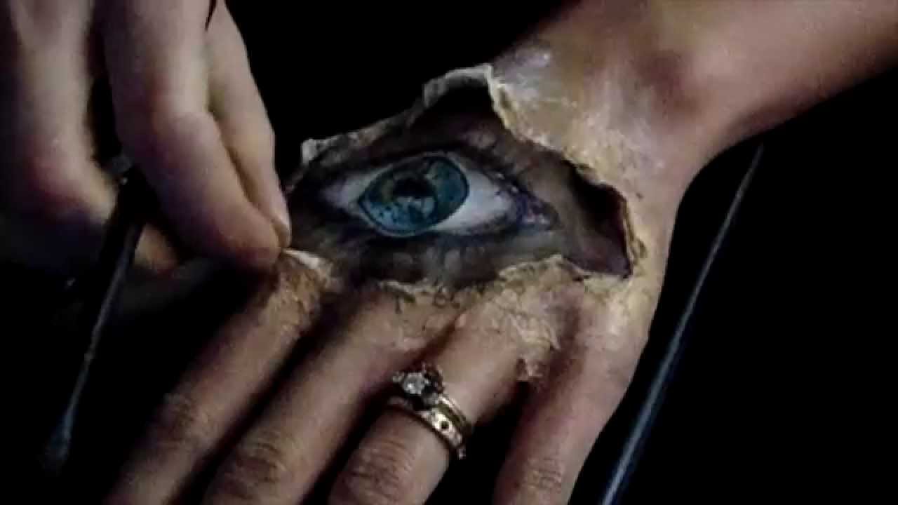 1280x720 Creepy Eye Hand Painting! - Hand Painting