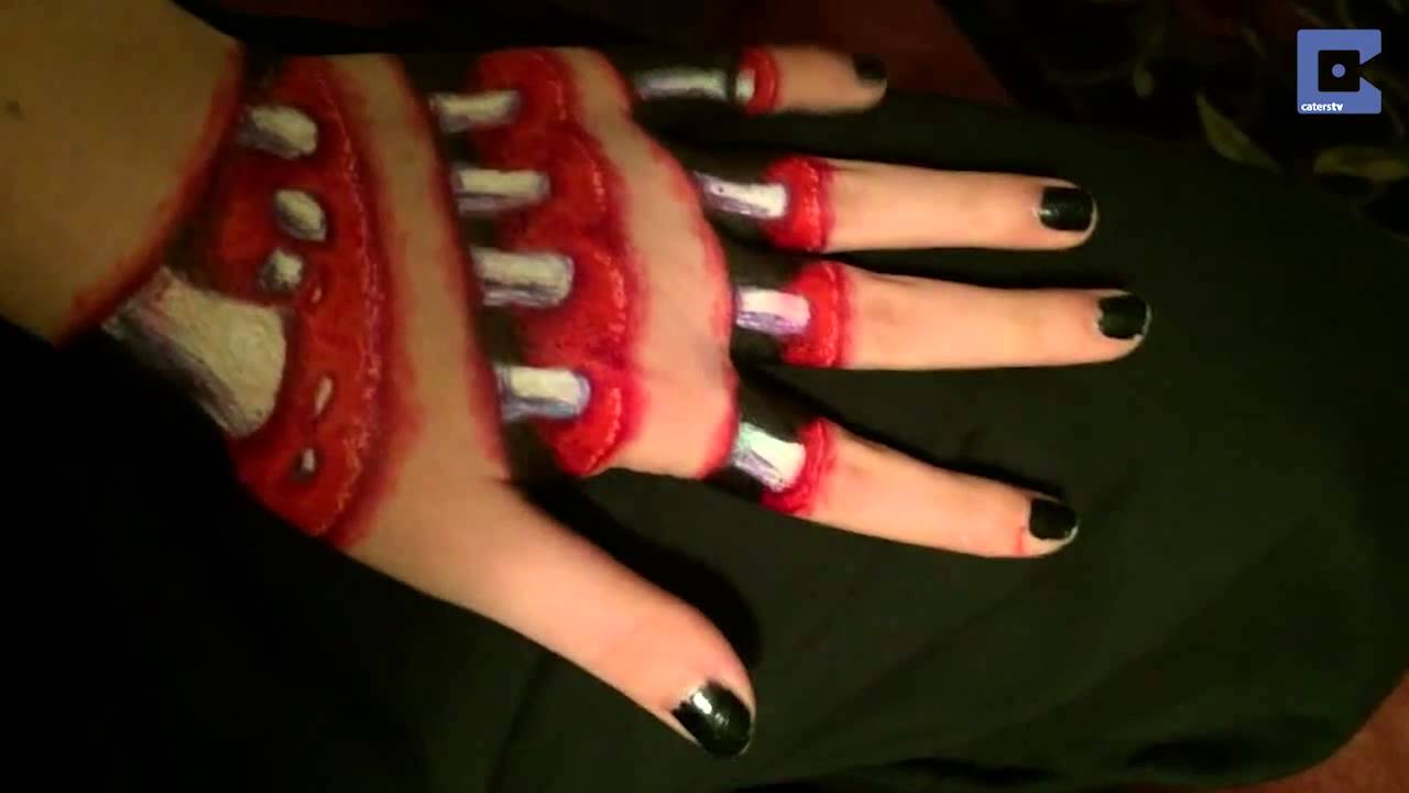 1280x720 Creepy Hand Painting - Hand Painting