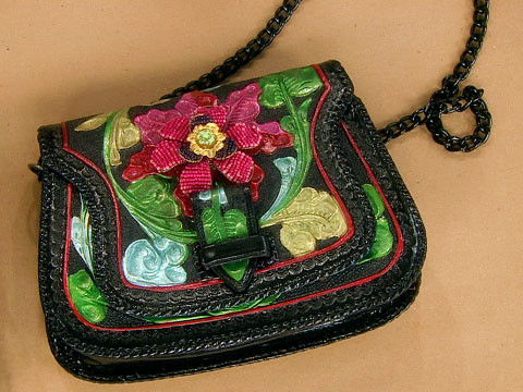 480x360 Video Painted Leather Handbag How To Martha Stewart - Handbag Painting