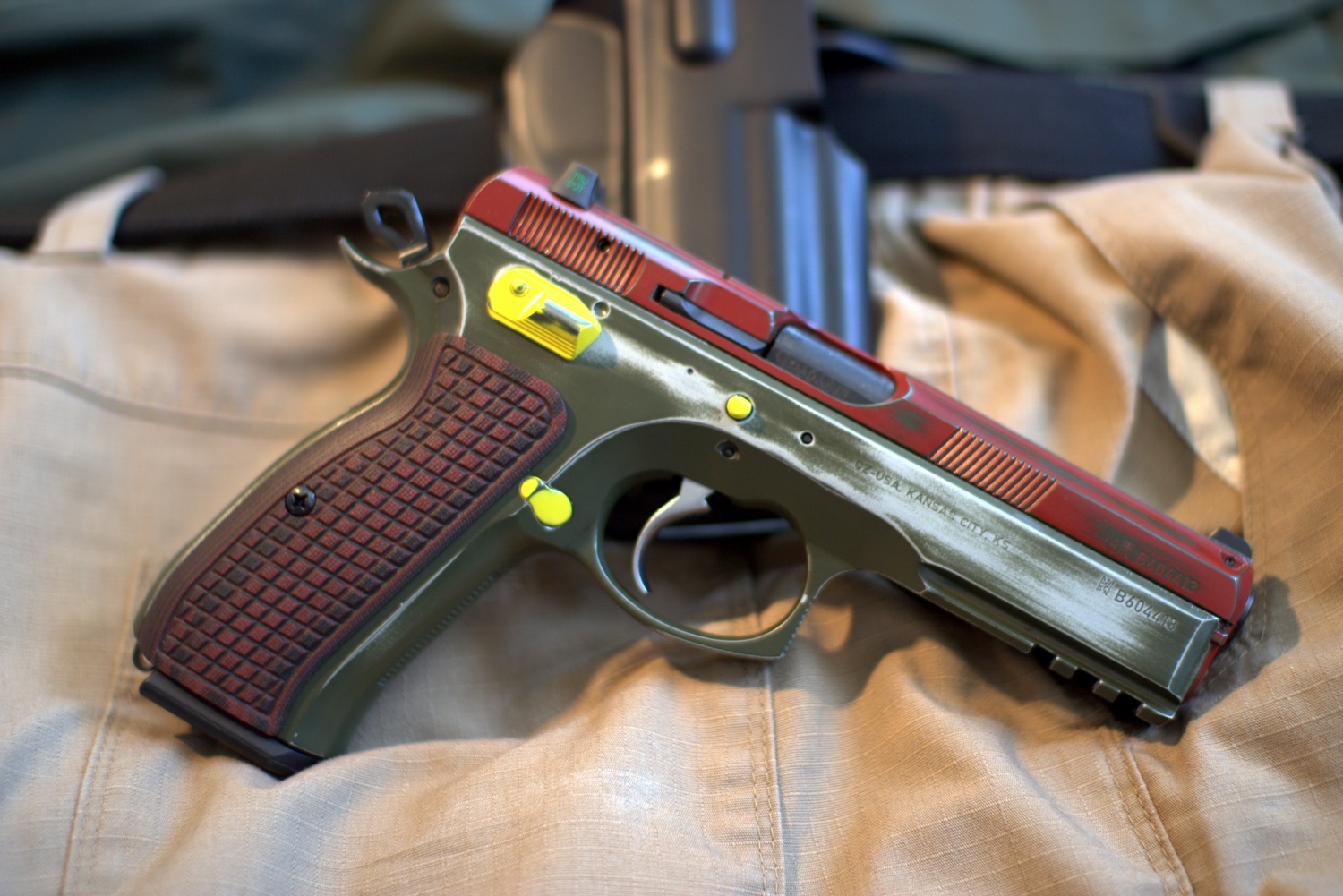 1500x1001 Potd Star Wars Themed Cz 75 Sp 01 - Handgun Painting