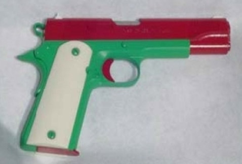 478x323 Police Report Rise In Number Of Confiscated - Handgun Painting