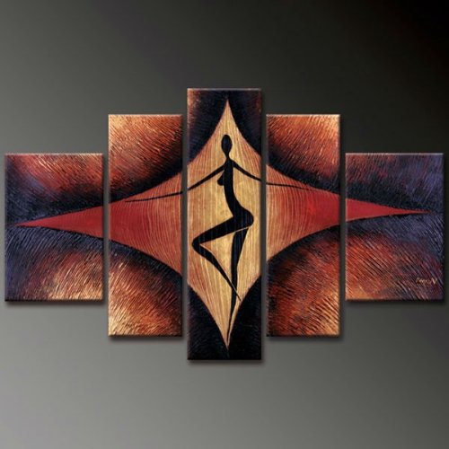 500x500 Handmade Portrait Group Oil Painting On Canvas Ea Ht 0001 - Handmade Painting